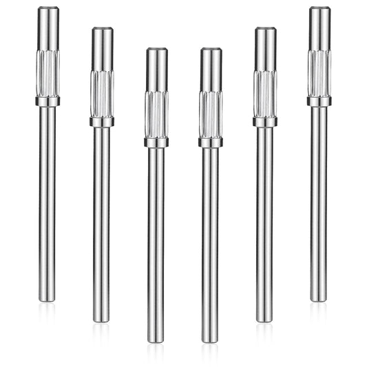 6 Pcs Mandrel Bits for Small Sanding Bands, 3.1 MM Mini Shank Nail Drills Bits for Electric Drill File Machine Mini Mandrel Nail Drill Bit, Manicure Accessory Acrylic Nails Manicure Pedicure