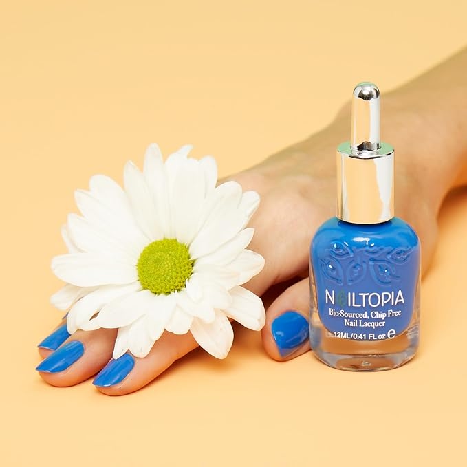 Nailtopia Bio-Sourced, Chip-Free Nail Lacquer - Fast Dry Nail Polish - Superfood-Infused - Natural Nail Polish - Slay All Day - 0.41 oz