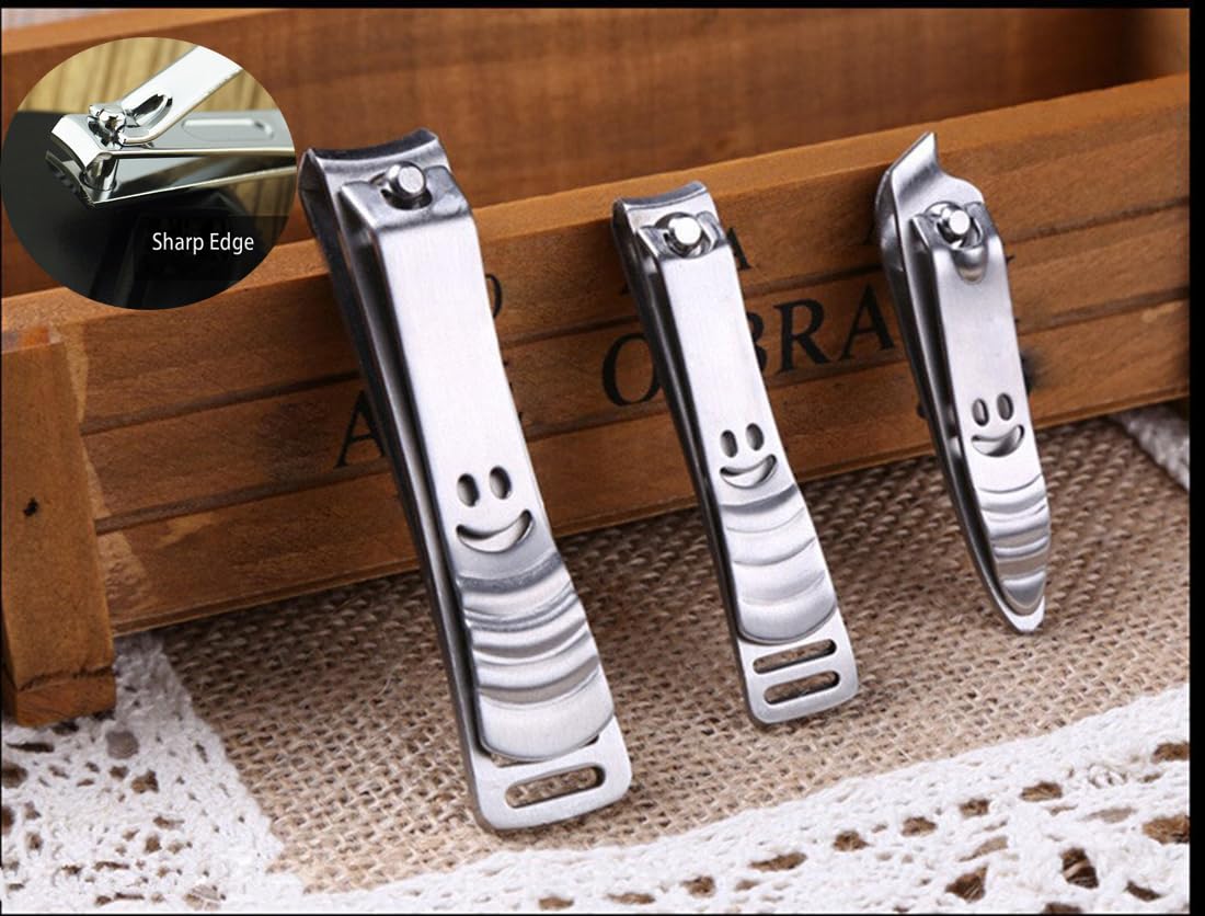 Manicure Pedicure Set 12 in 1 Nail Clippers Cuticle Cutters Stainless Steel Professional Toenail Clippers Nail Scissors Grooming Kit for Men Women with Travel Case