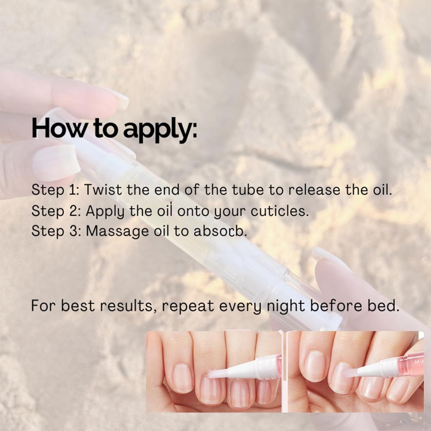 Radiant Nail Growth Oil, Nail Strengthener, Cuticle Oil for Nails, For Moisturize Strengthen Nail Care Oil, Finger Edge Manicure Nourishing Pen, Anti-hangbnail removal, Nail Skin Edge Care