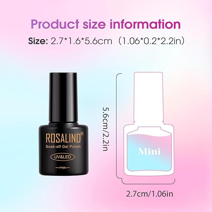 ROSALIND Gold Glitter Cat Eye Gel Nail Polish, 8 Color Magnetic Cateye Gel Polish with Magnet Stick Sparkling Gold Blue Green Professional Soak Off UV Gels