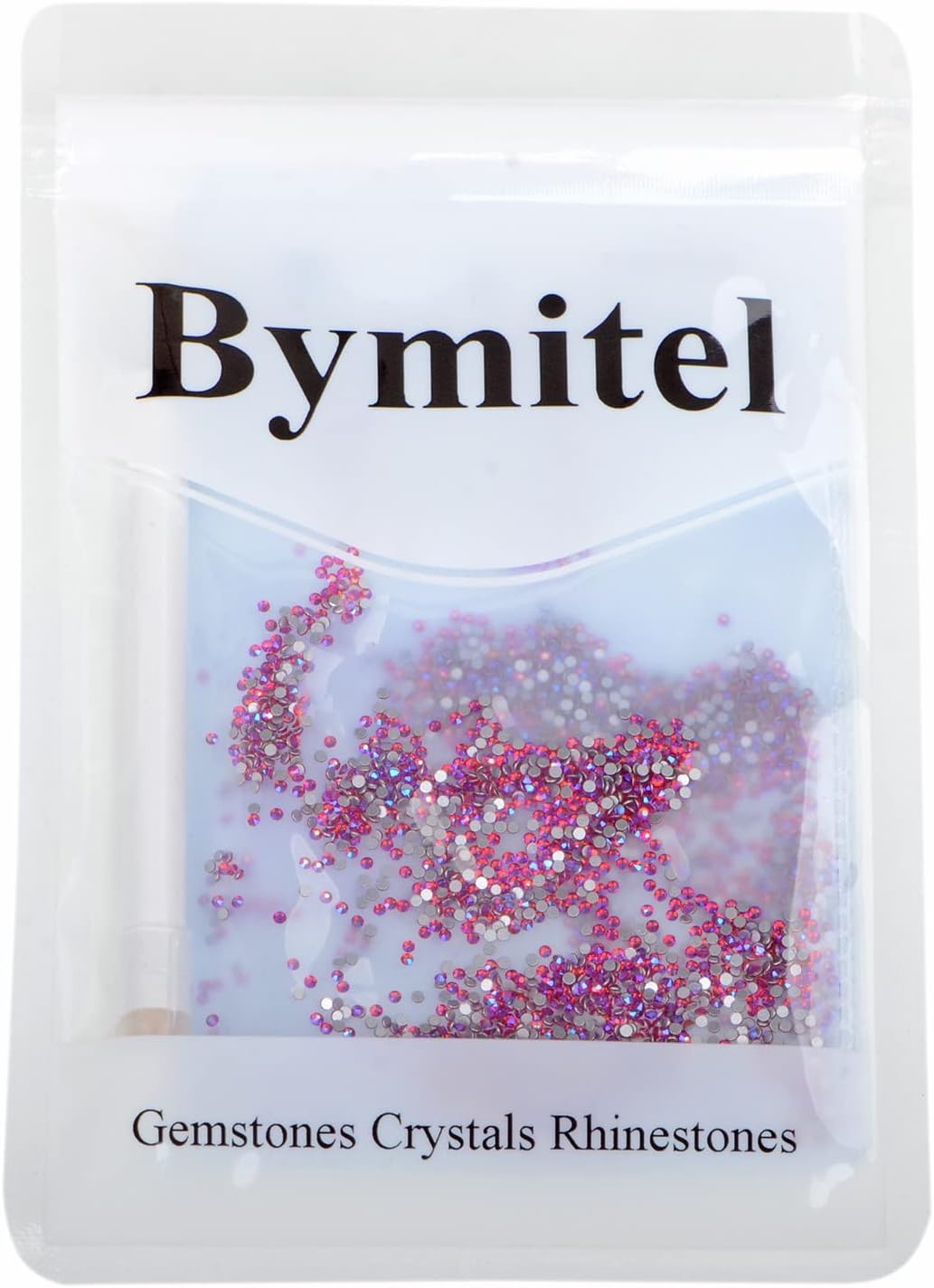 2880PCS Art Nail Rhinestones Non Hotfix Glue Fix Round Crystals Glass Flatback for DIY Jewelry Making with one Picking Pen (ss3 2880pcs, Siam AB)