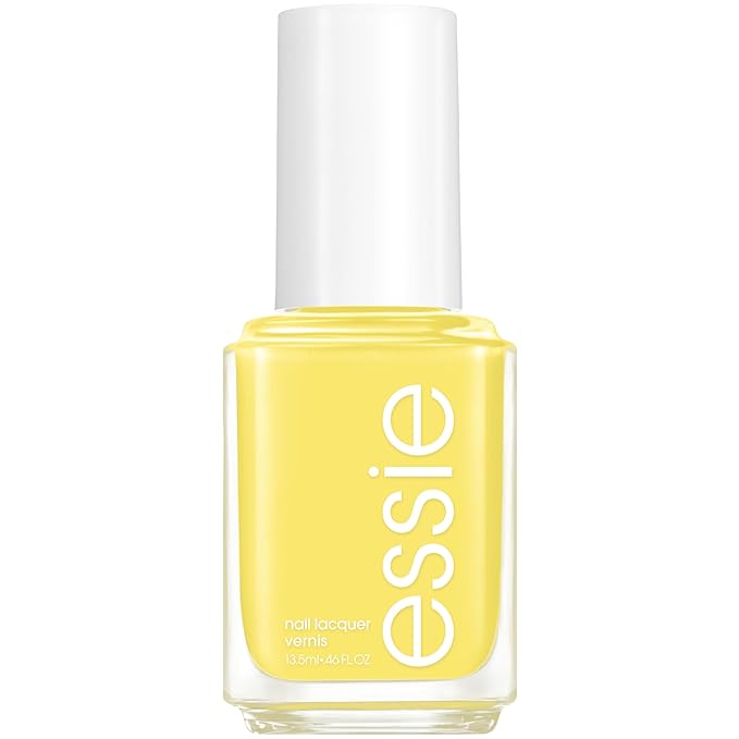 essie Nail Polish, Salon-Quality Yellow Nail Polish, Riviera Rush, Vegan, Limon Cielo, 0.46 Fl Oz