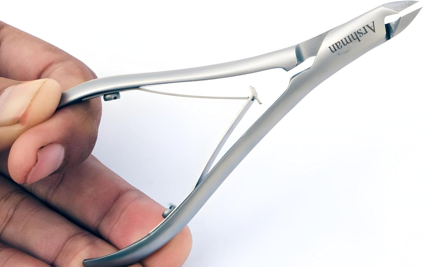Cuticle Nippers Cuticle Clippers Trimmer Jaw Extremely Sharp Blades Stainless Steel Pusher Cutter Remover Pedicure Manicure Nail Nipper Tools with Double Spring
