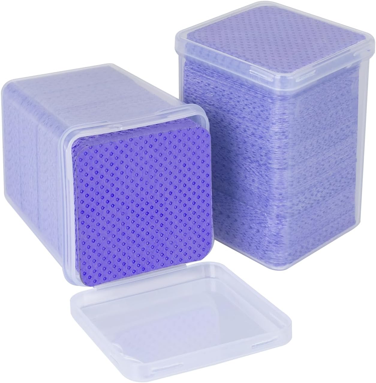 MAYEEN Lint Free Nail Wipes 400PCS Non-Woven Fabric Nail Polish Remover Wipes No Lint Nail Wipe for Gel Nails Eyelash Extensions Glue Cleaning Pad Nail Supplies