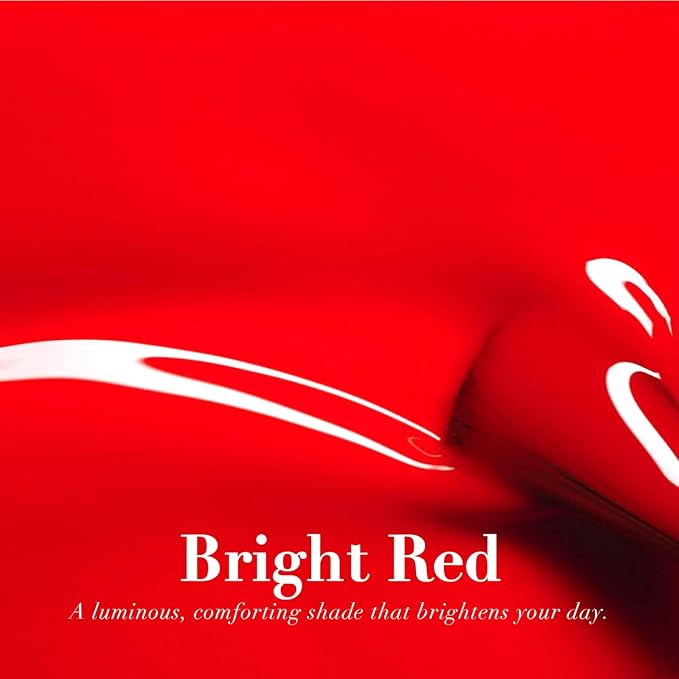 AZUREBEAUTY Red Nail Polish Burgundy Christmas Quick Dry Natural Infinite Shine Nail Lacquer Fingernail Polish Strengthening Treatment Kit Salon-Quality for Women 10ml