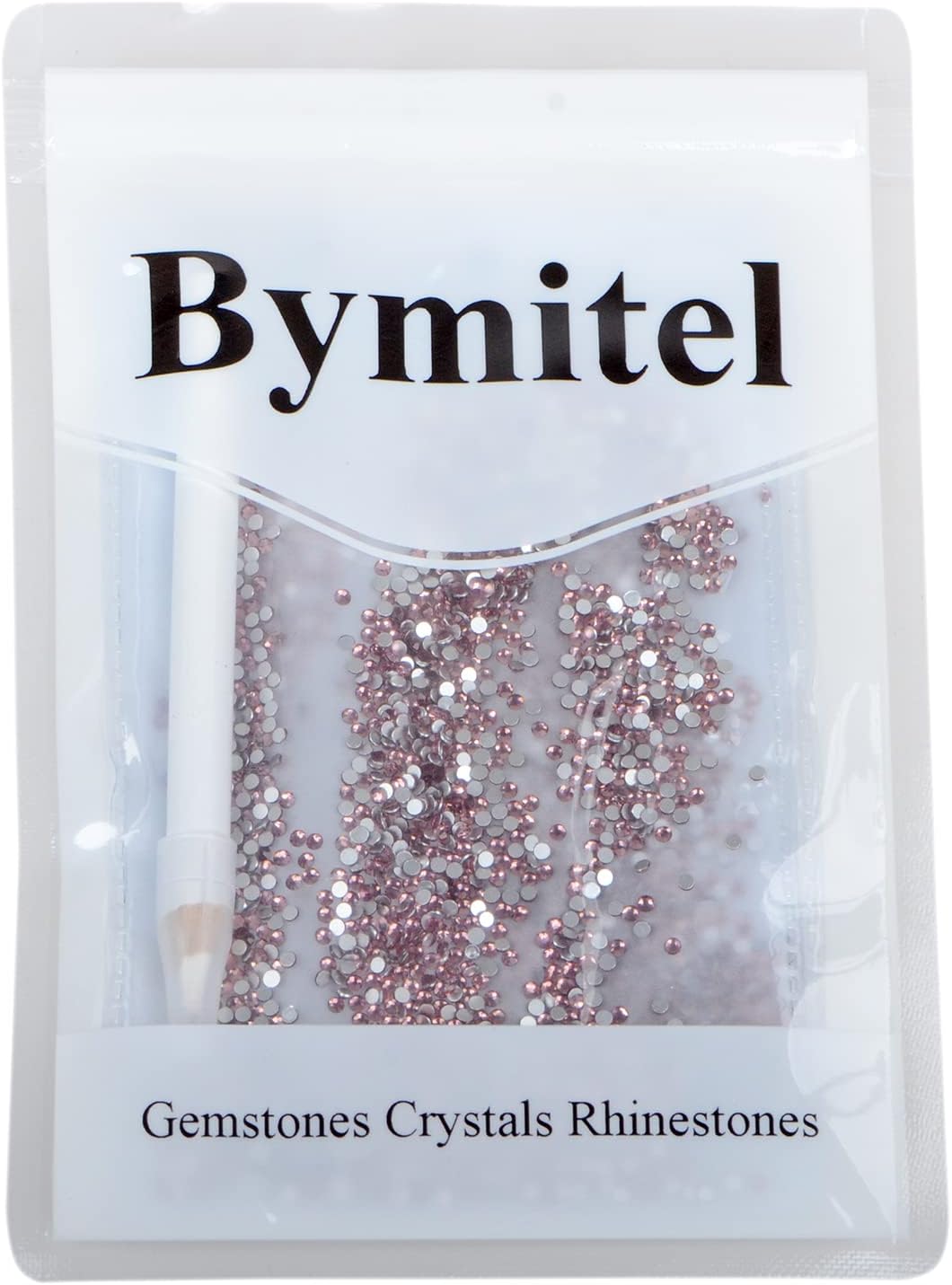 2880PCS Art Nail Rhinestones Non Hotfix Glue Fix Round Crystals Glass Flatback for DIY Jewelry Making with one Picking Pen (ss6 2880pcs, Lt. Amethyst)