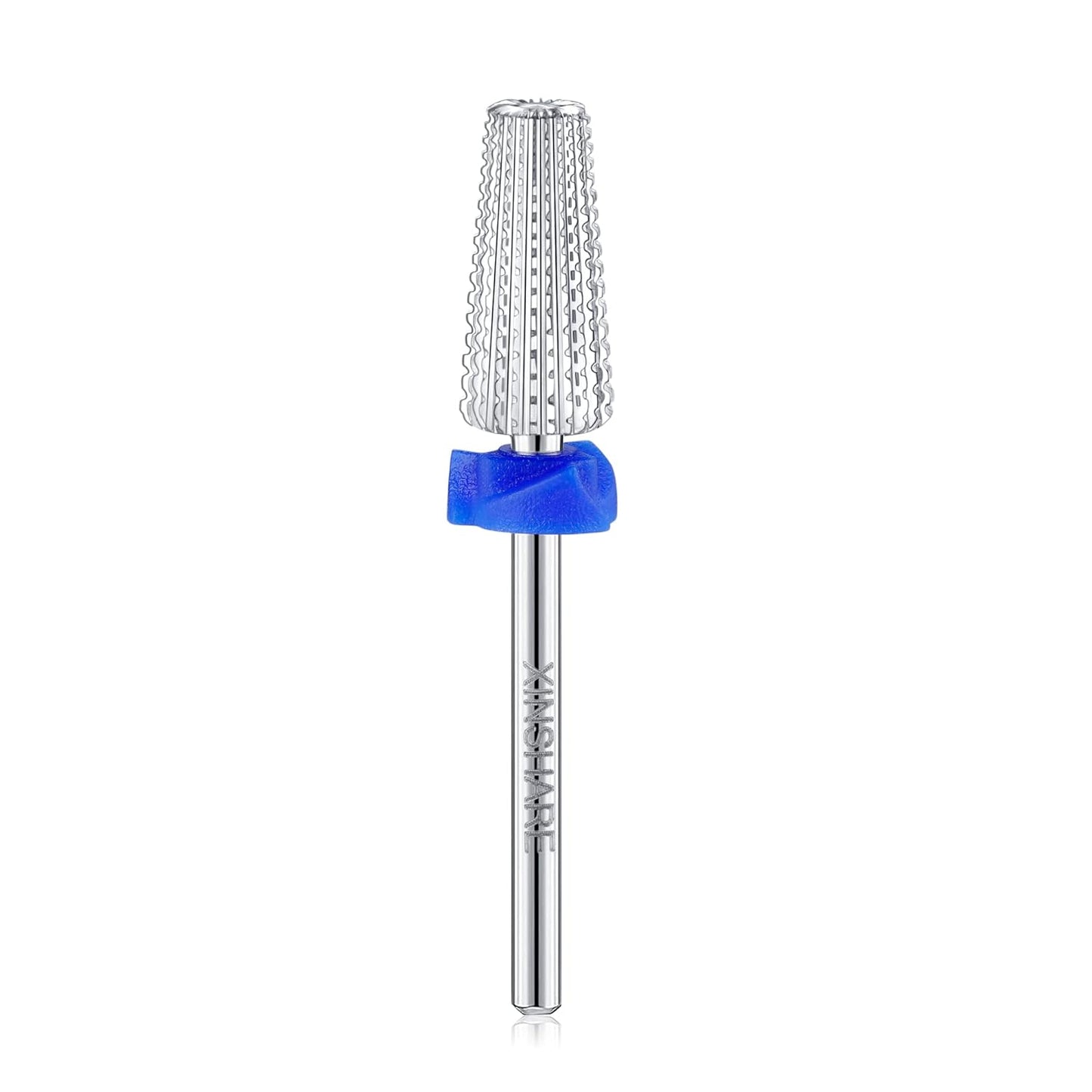 5 in 1 Nail Drill Bits Carbide Multi-function Cuticle Nail Bit 3/32", 2 Way Rotate Efile Bits, Fast Remove Acrylic Hard Nail Gel for Both Left and Right Handed, Manicure Pedicure, Medium (M)