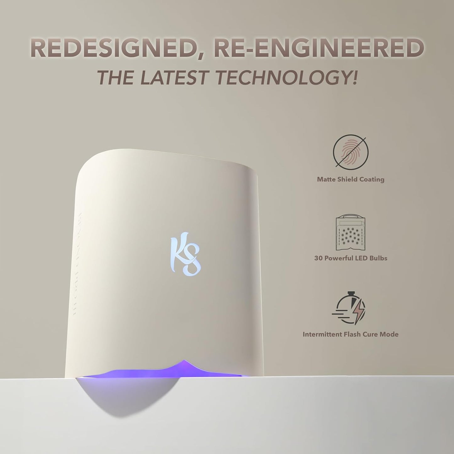KIARA SKY Beyond Pro Rechargeable LED Lamp Vol III - Matte Tan