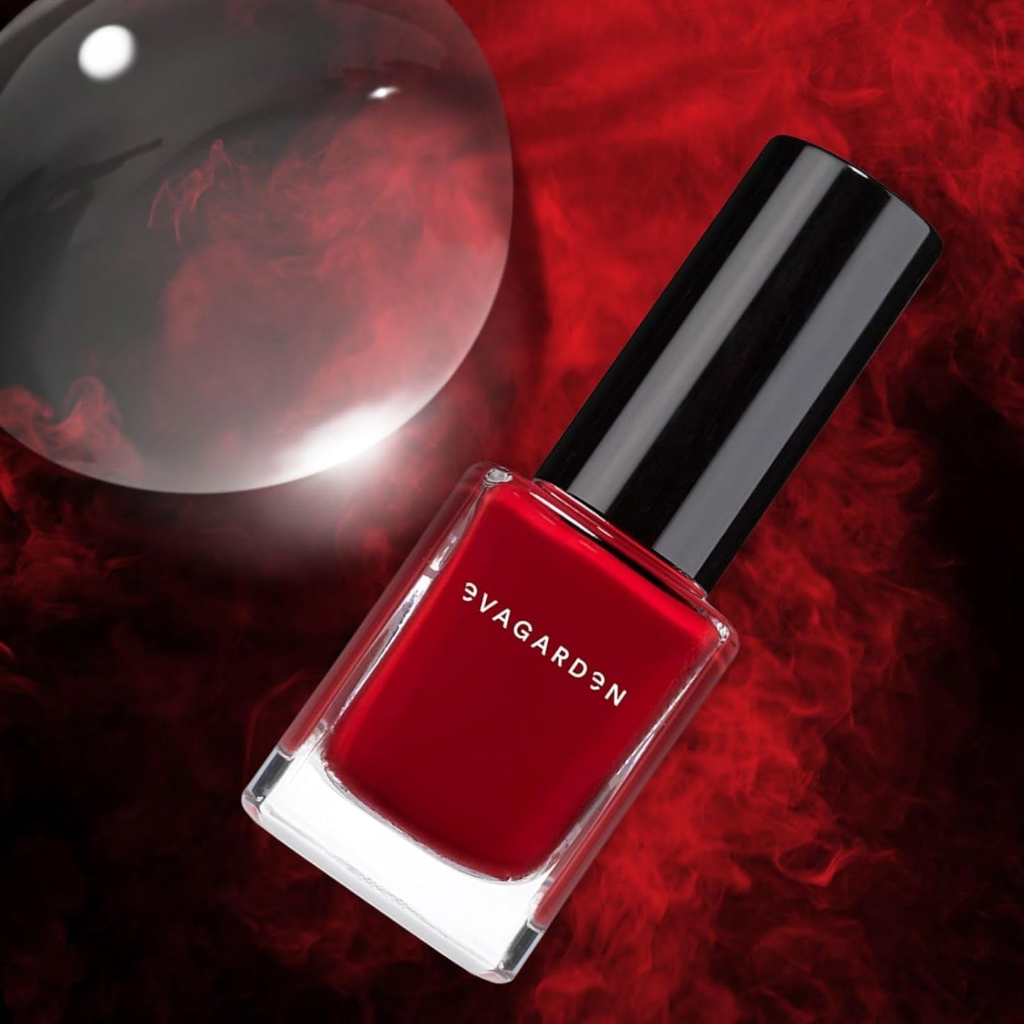 EVAGARDEN Sea Water Resistant Nail Polish - Saturated Color with Thin Film Coating - Attractive, Durable and Smooth Coverage - Clean Formula, No Harsh Substances - 654 Red Seduction - 0.34 oz