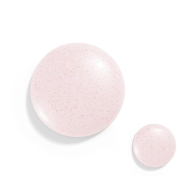 duri Nail Polish, 772 Candy Sky, Baby Pink Speckle Lacquer, Full Coverage, Textured Dot Design | 0.45 Fl. Oz.