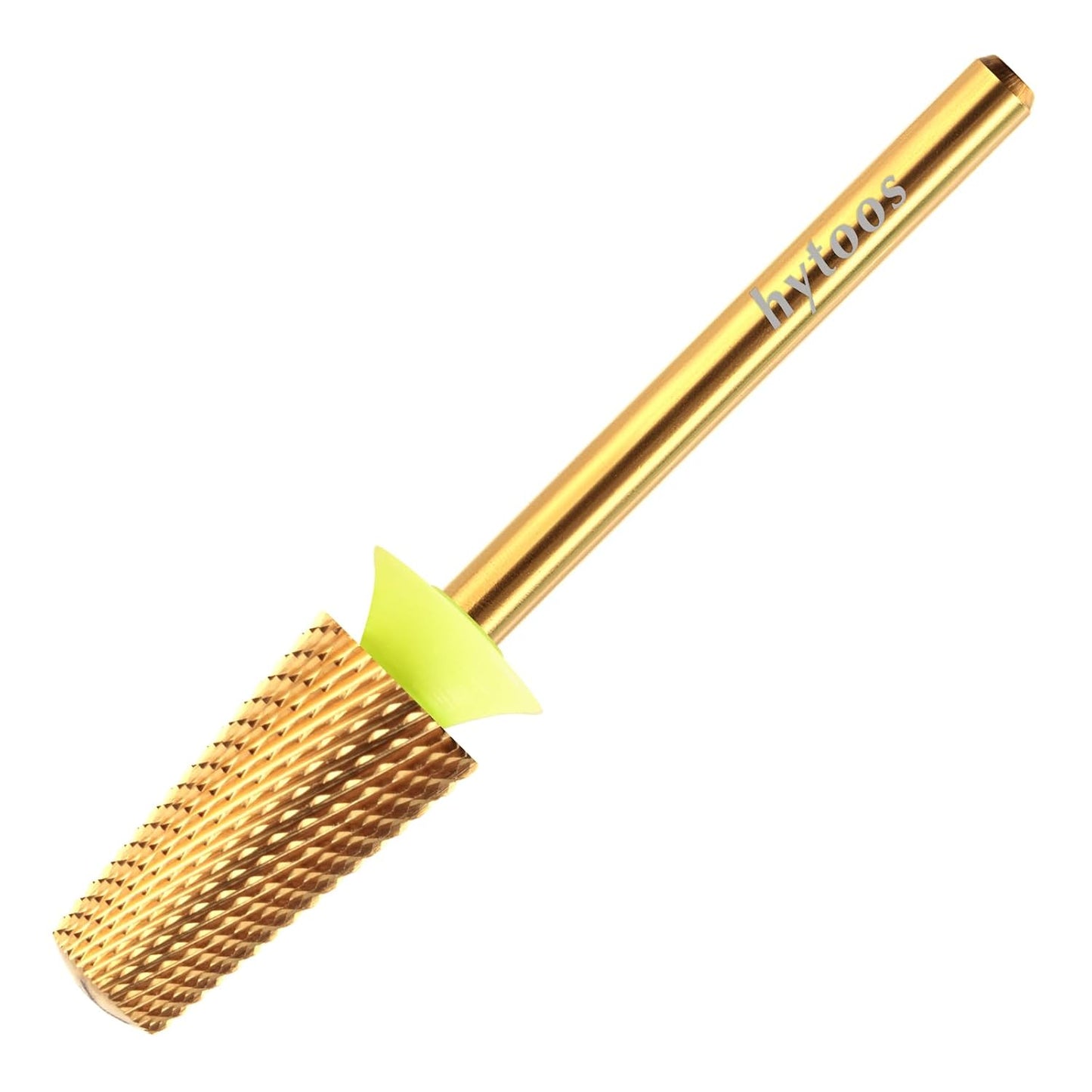 Safety Tapered Nail Drill Bits,Titanium Coating Rounded Top Manicure Carbide Bit, 3/32 Two-way Rotate for Both Hand, Electric Drills Nails Accessories Base Gel Remover Tool (XF, titanium)
