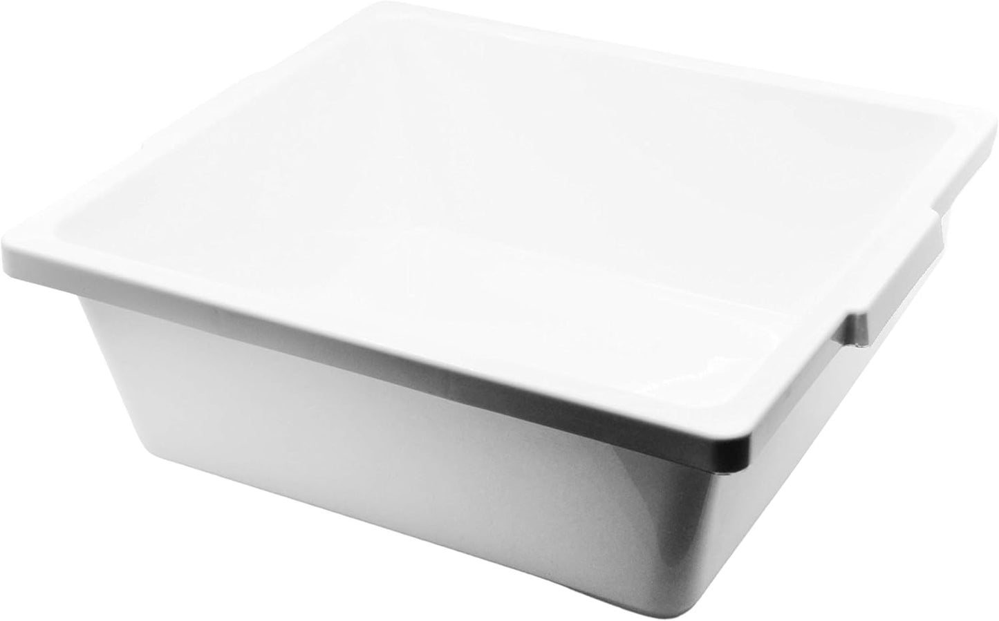 Eisco - Utility Lab Tray, Polypropylene Plastic, Chemical Resistant, Easy-Carry Lip, Lab Sterilization & Storage Container, Multipurpose Organizer, 21 x 17 x 5 Inches