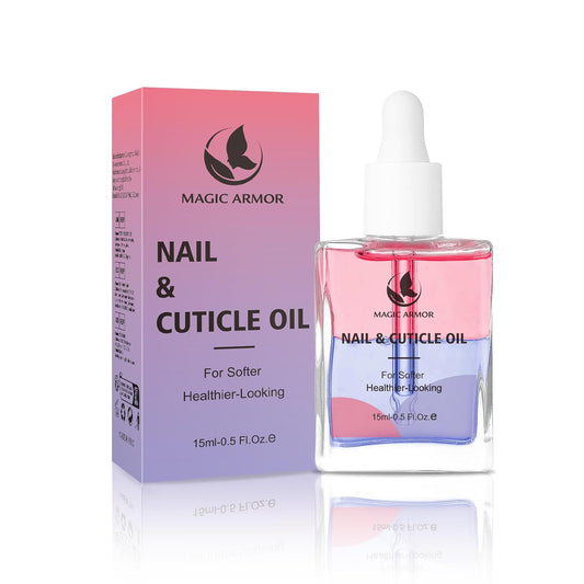 Cuticle Oil for Nails 15ml（0.5Fl.oz）– Nail Strengthener with Vitamin E, D-Panthenol & Centella – Nail Oil for Growth and Repair – Moisturizes Dry Cuticles, Softens Hangnails
