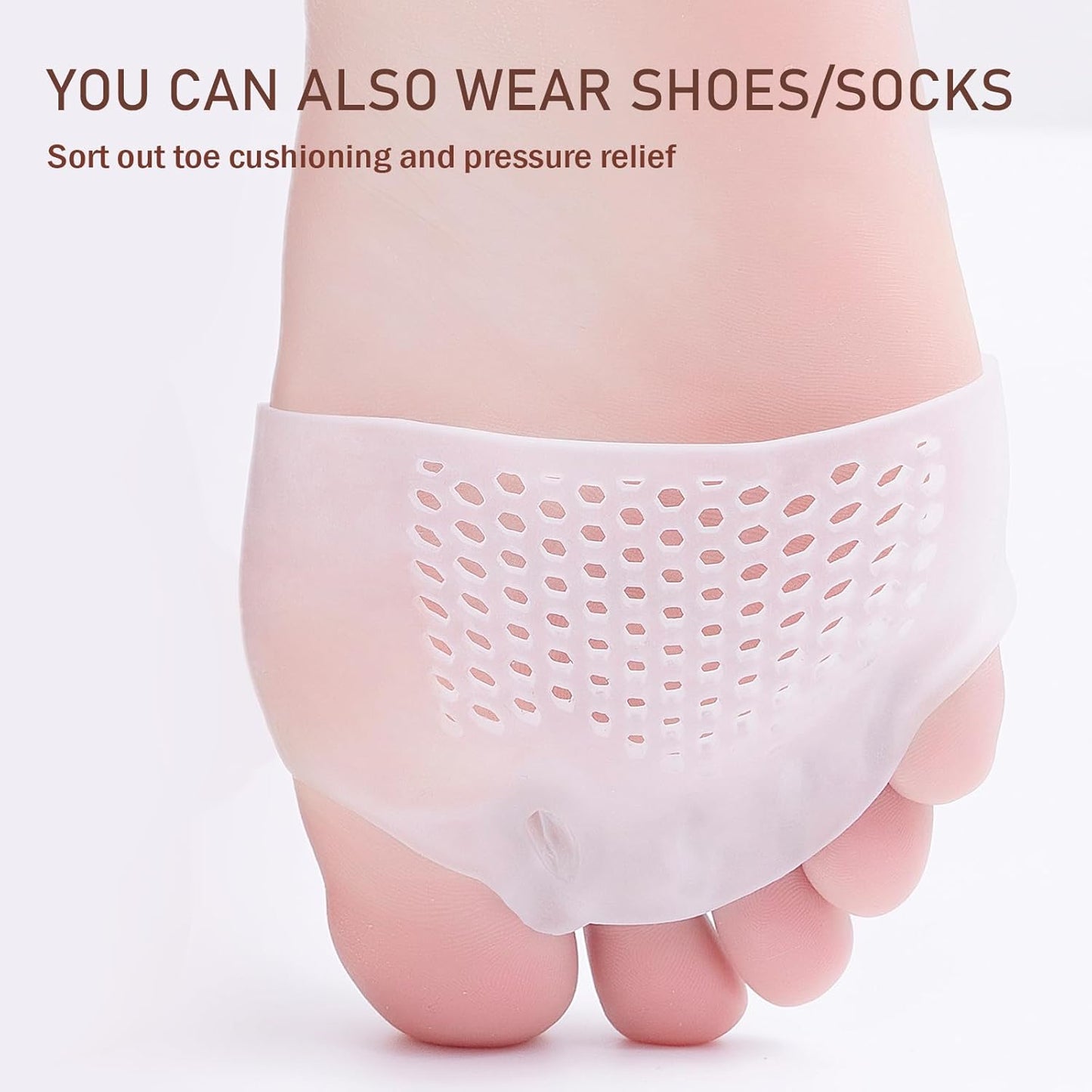 4 Pairs Silicone Toe Separators for Women & Men Soft, Breathable Toe Spacers for Comfort, Bunion Relief, and Pedicure – Toe Alignment Correctors