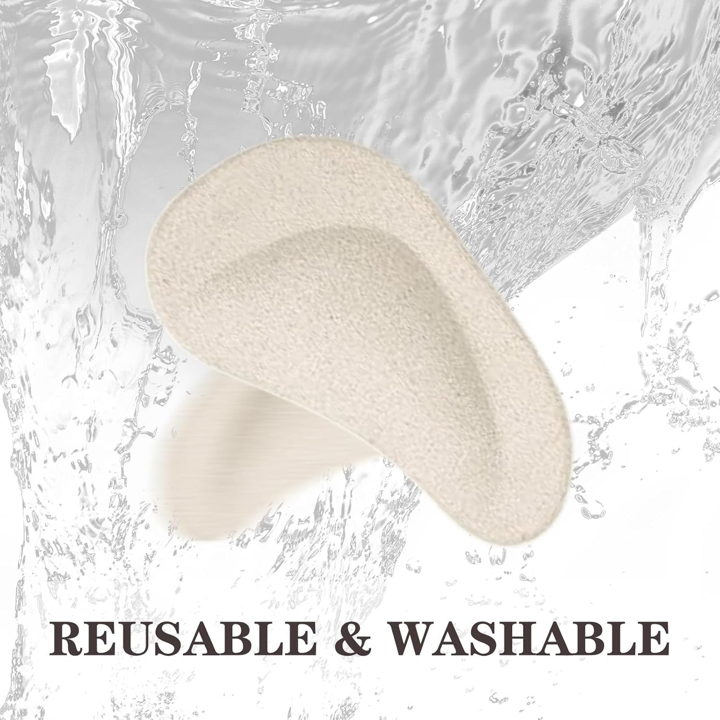 Correct-Position Gel Arch Support Insoles: Plantar Fasciitis & Flat Feet Relief, Adhesive Foot Pads for Pressure-Free Comfort- 6 Pairs (Clear*2+Beige*2+Black*2)