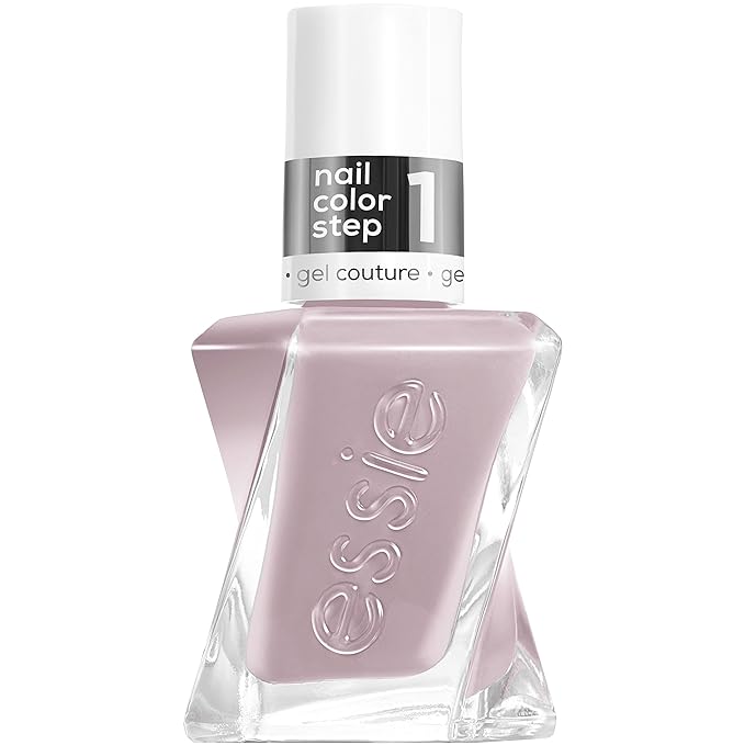 essie gel couture, Long-Lasting Nail Polish, 8-free Vegan, Fashion Freedom, Gray, Tassel Free, 0.46 fl oz