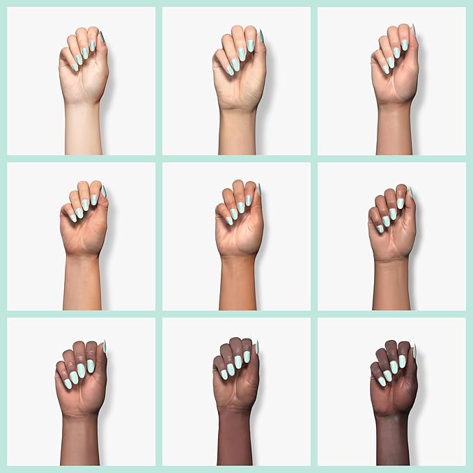 essie Nail Polish, Salon-Quality Mint Green Nail Polish, Vegan, Mint Candy Apple, 0.46 fl oz