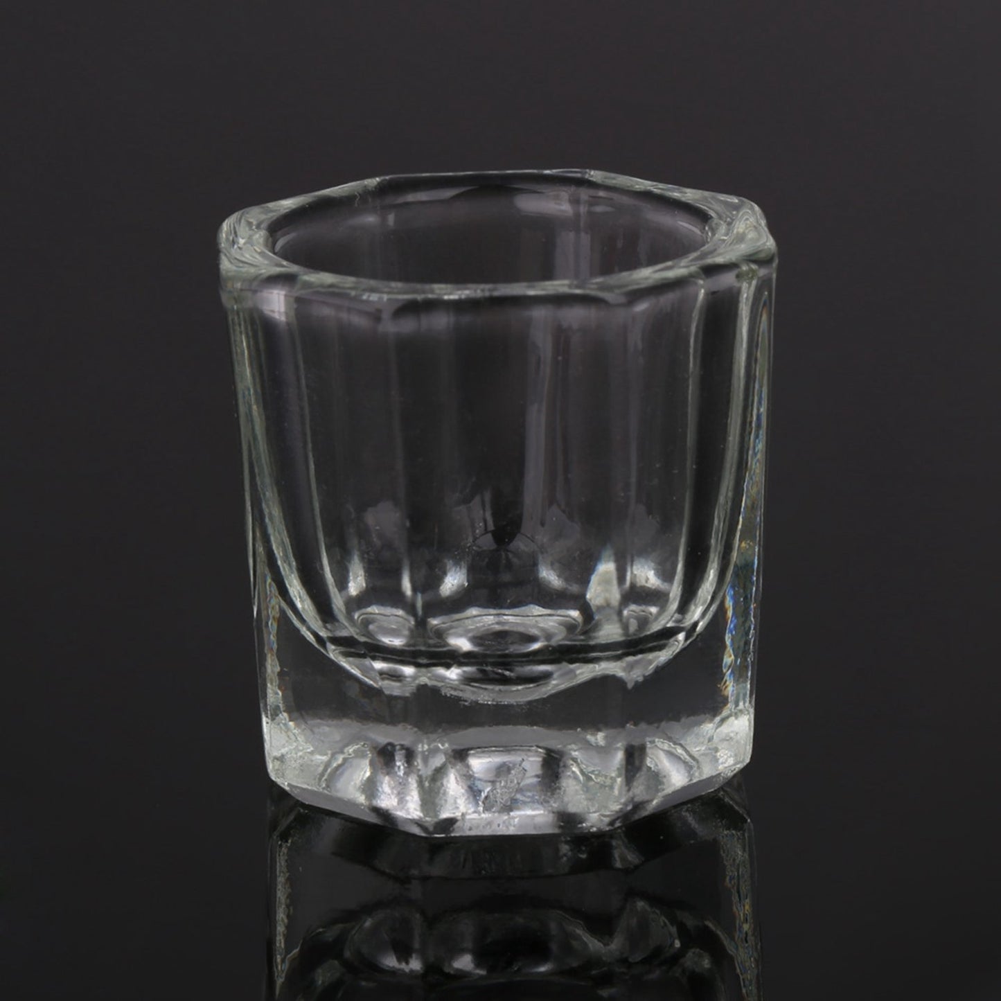 Nail Dappen Dish Cup Glass Dappen Dish for Nail Acrylic Powder Small Dampen Dish Nail Art Acrylic Liquid Holder (no lid 1pc)