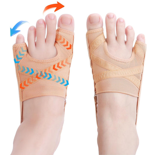 Bunion Corrector for Women and Men,Union Relief Protector Guards for the Thumb and Little Toe,Toe Corrector for Left and Right Foots, 1 Pair(S)
