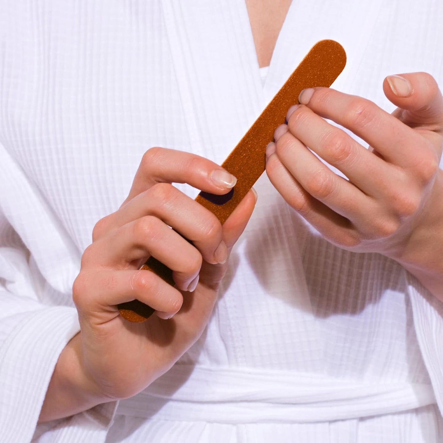 Vakly Professional Nail Files [144 Pack] Emery Boards - Dual Sided 180 Grit Nail Buffering File - Compact Reusable Double Sided Tool for Manicure & Pedicure Shaping & Smoothing Finger and Toenails