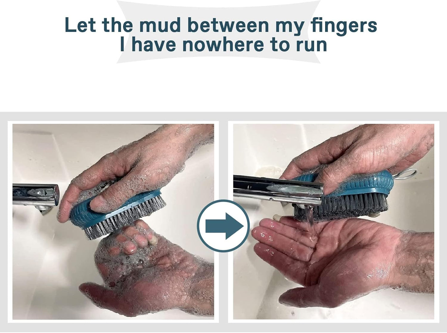 VWMYQ Heavy Duty Nail Brush Fingernail Scrub Brush, Durable Stiff Bristles Nail Scrub Brush, Hand and Nail Cleaning Brush for Men & Mechanics (Hand Wash Brush - Blue)