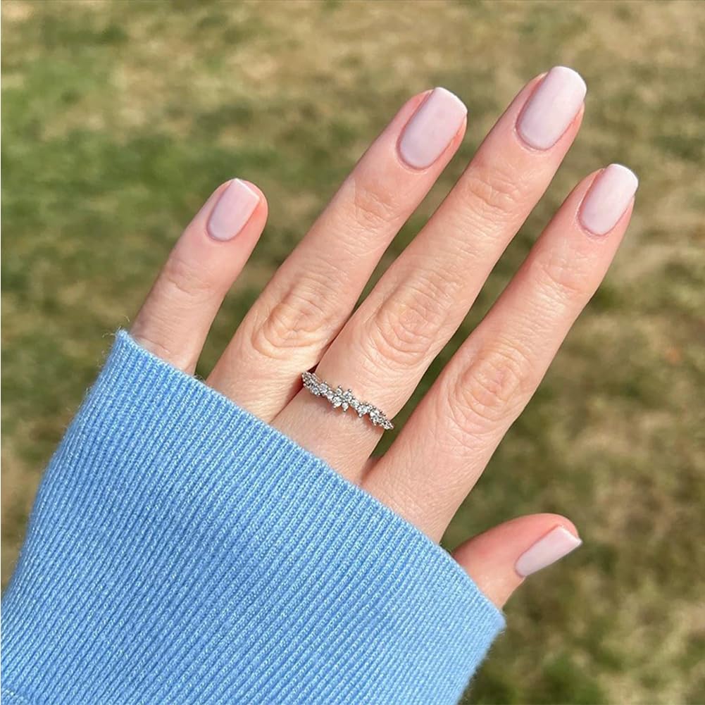 COSMOO Quick Dry Nail Polish, Nude Pink Chip Resistant Manicure, Non-Toxic, Vegan, Cruelty Free, 12ml, Fast Drying in 60 Seconds (Sheer Pale Pink)