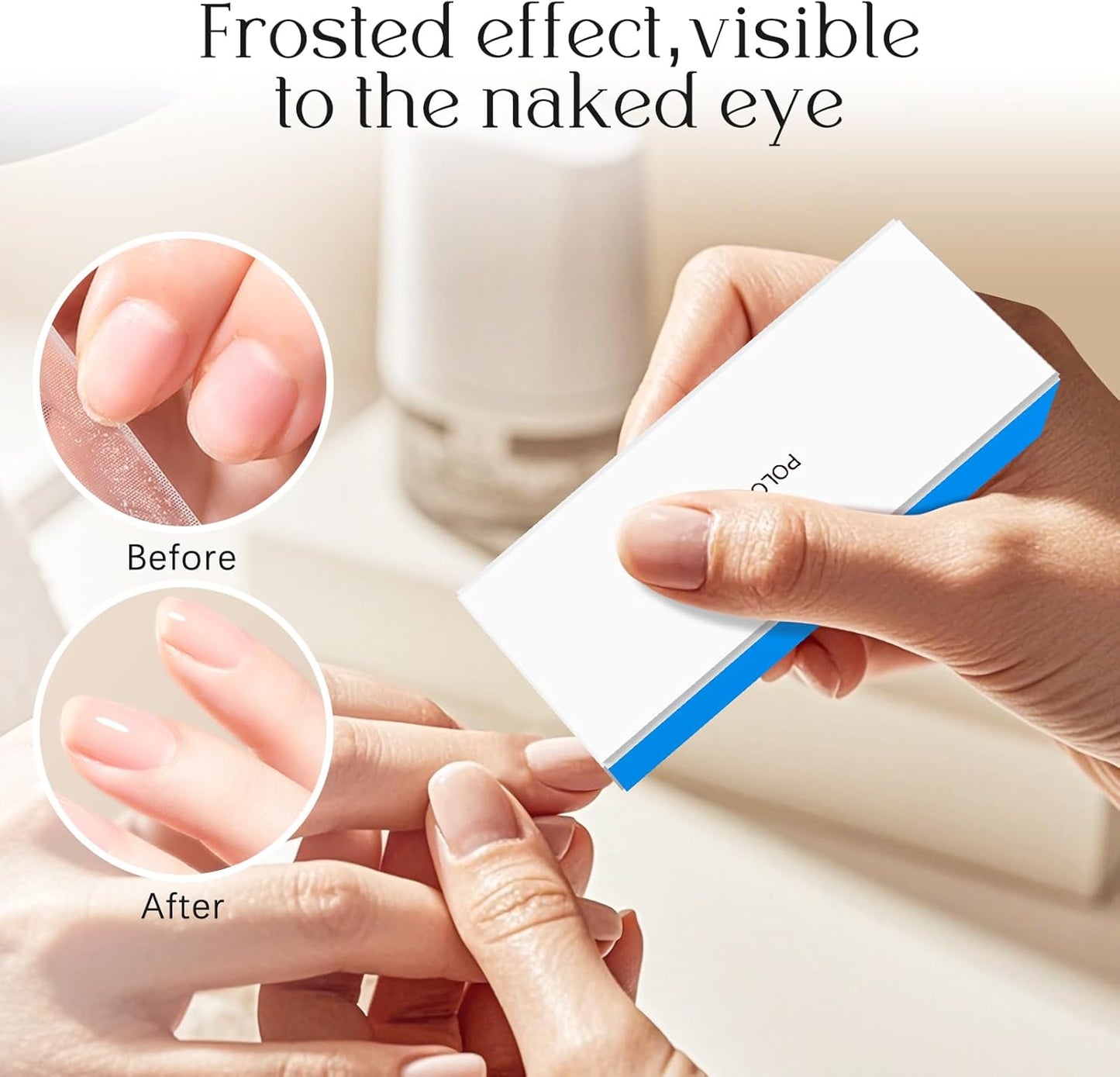 4 Way Nail Buffer Block,4pcs Nail Shine Buffers Blocks Files for Natural and Acrylic Nails Smoother Buffing Block Polisher Fingernail File Buffer