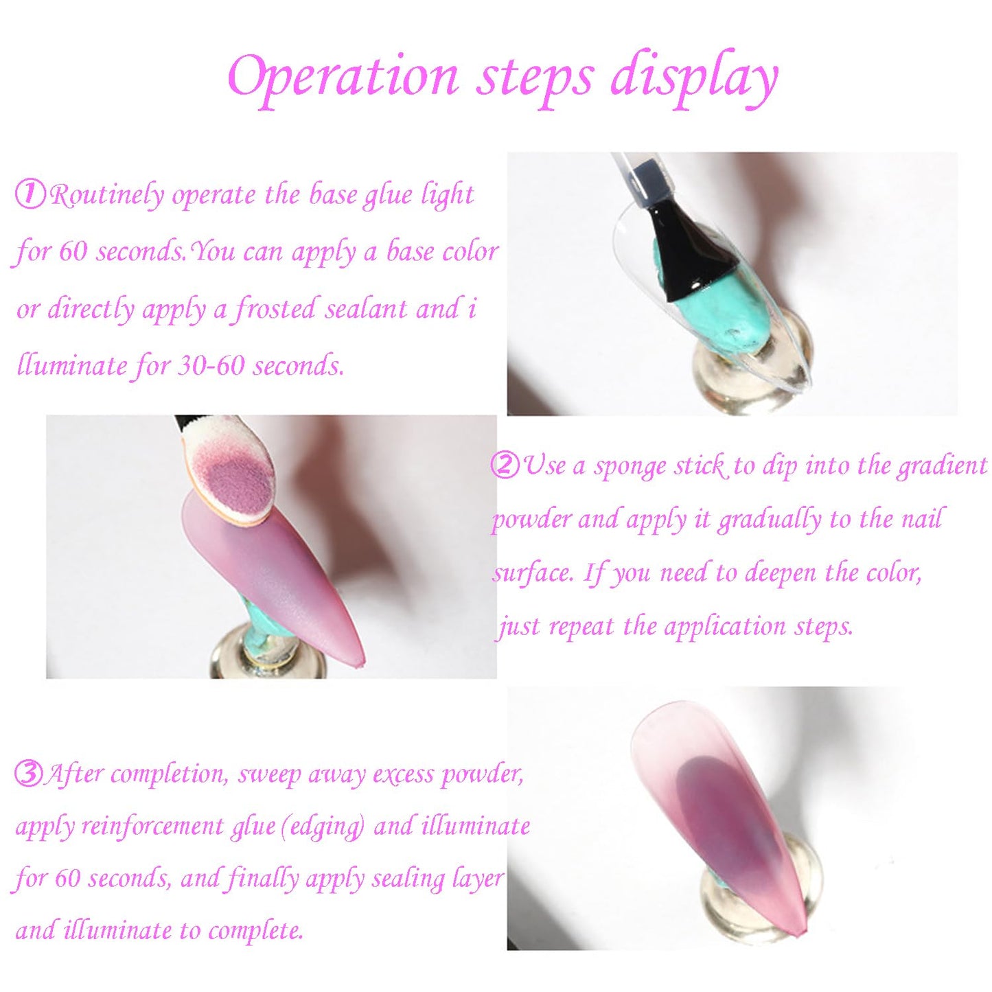 9 Color Nail Pigment Powder Set for Vibrant Ombre,Glitter Nail Art DIY Manicure Accessories Kit with Long-Lasting Shades (Color A)