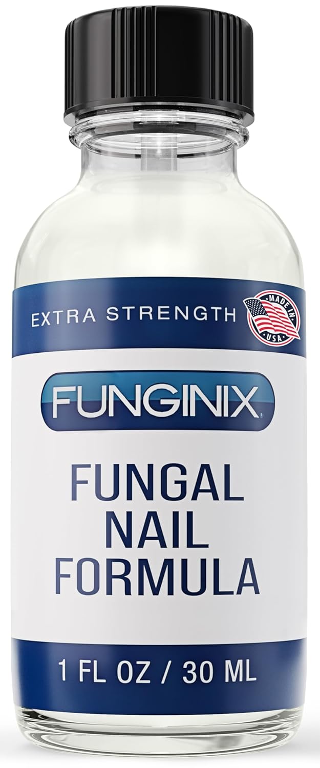 FUNGINIX Toenail Fungus Treatment Extra Strength - Antifungal Nail Treatment With 10% Undecylenic Acid & Tea Tree Oil - Nourished by 15+ Natural Oils & Botanicals - Made in USA (Packaging May Vary)