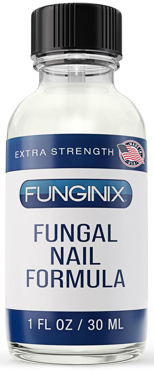 FUNGINIX Toenail Fungus Treatment Extra Strength - Antifungal Nail Treatment With 10% Undecylenic Acid & Tea Tree Oil - Nourished by 15+ Natural Oils & Botanicals - Made in USA (Packaging May Vary)