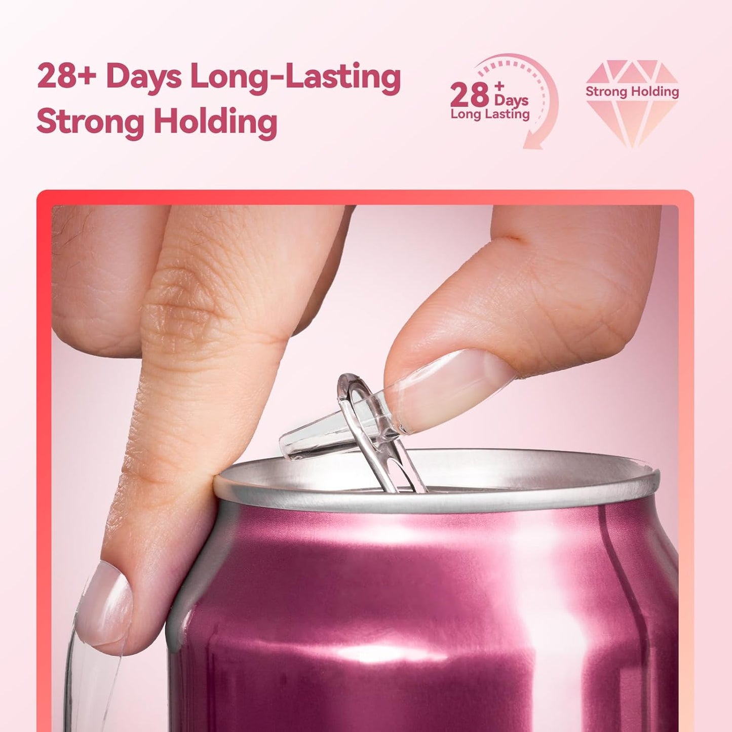 Makartt New Super Strong Nail Glue for Press On Nails: No Uv/Led Lamp Needed, Quick Drying 20s, Long-Lasting Semi Solid Gel Fake Tips Adhesion,Updated Formula DIY Home Salon Manicure 10ml, Hema Free