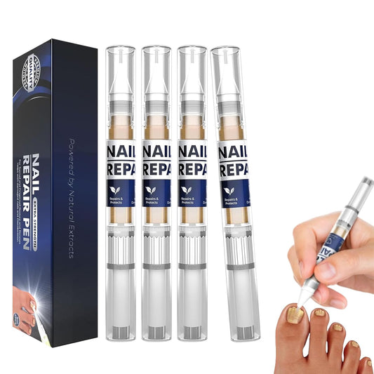 Toenail Treatment Extra Strength Pen for Toenail & Finger, More Pure Natural Plant Extracts, for Damaged Nail, Nail Repair Pen-4 pcs
