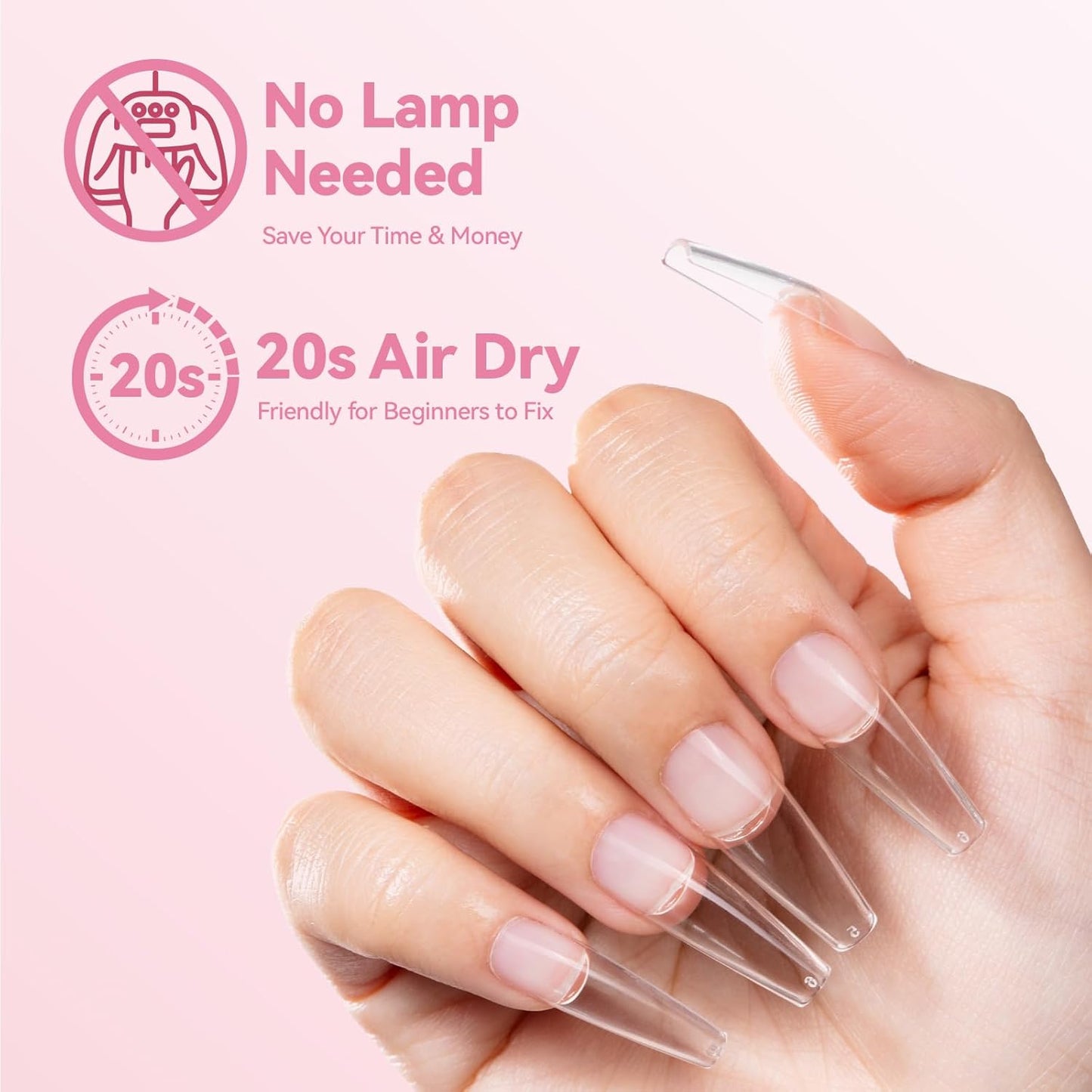 Makartt New Super Strong Nail Glue for Press On Nails: No Uv/Led Lamp Needed, Quick Drying 20s, Long-Lasting Semi Solid Gel Fake Tips Adhesion,Updated Formula DIY Home Salon Manicure 10ml, Hema Free