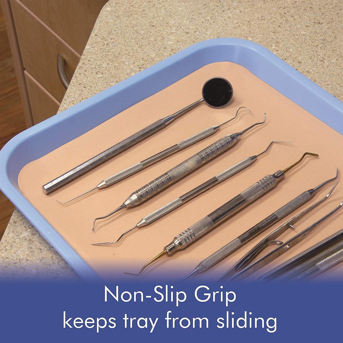 12 Orange Dental Autoclavable Plastic Instrument Set Up Flat Trays (13.25 Inches x 9.75 Inches, Size B) by PlastCare USA