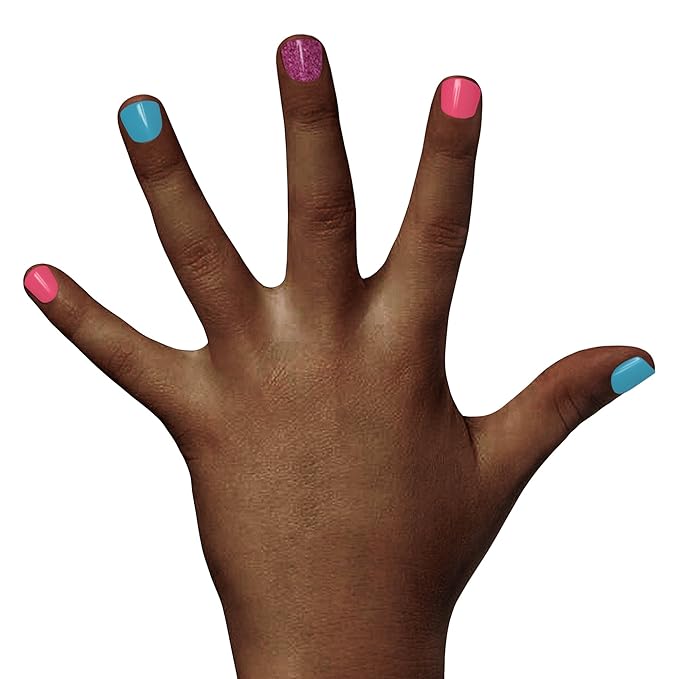 Piggy Paint | 100% Non-Toxic Girls Nail Polish | Safe, Cruelty-free, Vegan, & Low Odor for Kids | Unicorn Fairy (3 Polish + Nail Art Gift Set)