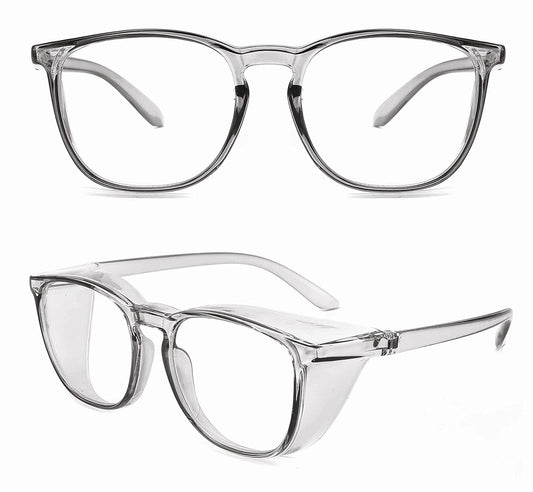 Alsenor Safety Glasses Anti Fog Goggles Protective Eyewear Blue Light Blocking Anti Dust UV Protection Glasses For Men Women (Grey)