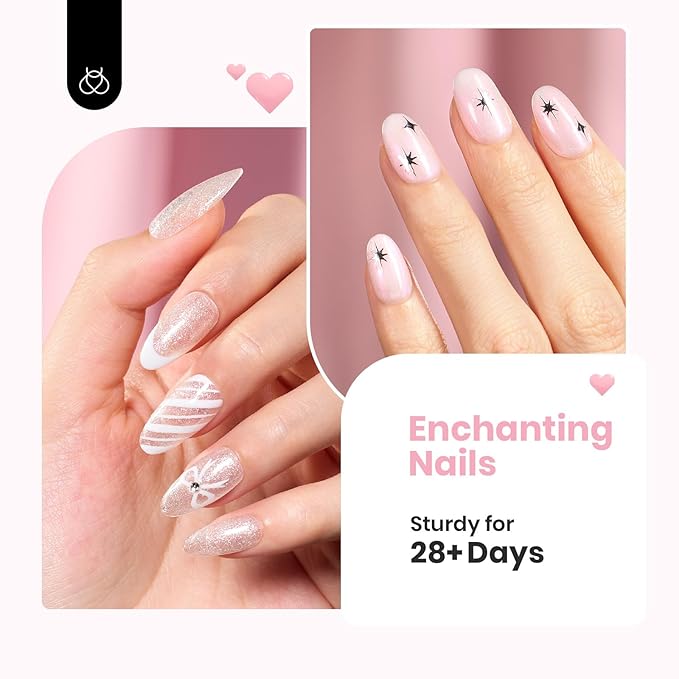 Beetles Rubber Base Gel, Nude Pink 6 Color Base Gel Polish Set, 5-in-1 Strengthening, Repairing & Smoothing Nail with Natural Nude Color, U V LED Lamp Cure Self-Leveling Nail Art Gift for Women