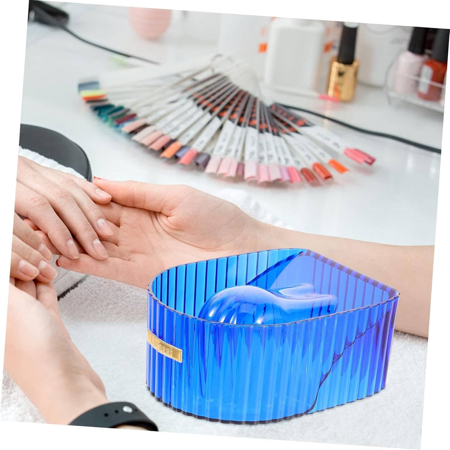 minkissy Manicure Soaking Bowl Nail Art Hand Soaking Bowl Salon Tools Easy to Clean