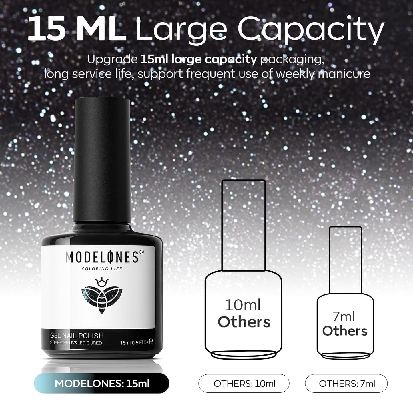 modelones Cat Eye Gel Nail Polish, 15ML Holographic 9D Glass Blue Cat Eye Glitter Multichrome Polish Peacock Blue Nail Polish with Magnet Soak Off Led Mani Top Coat Nail Art Gel DIY Salon Gift