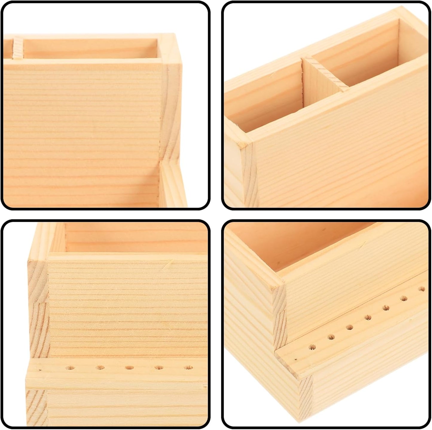 Box storage box manicure bit display stand nail tech supplies nail holder nail drill holder rack drill holder for makeup organizer drill bit log small pencil holder office