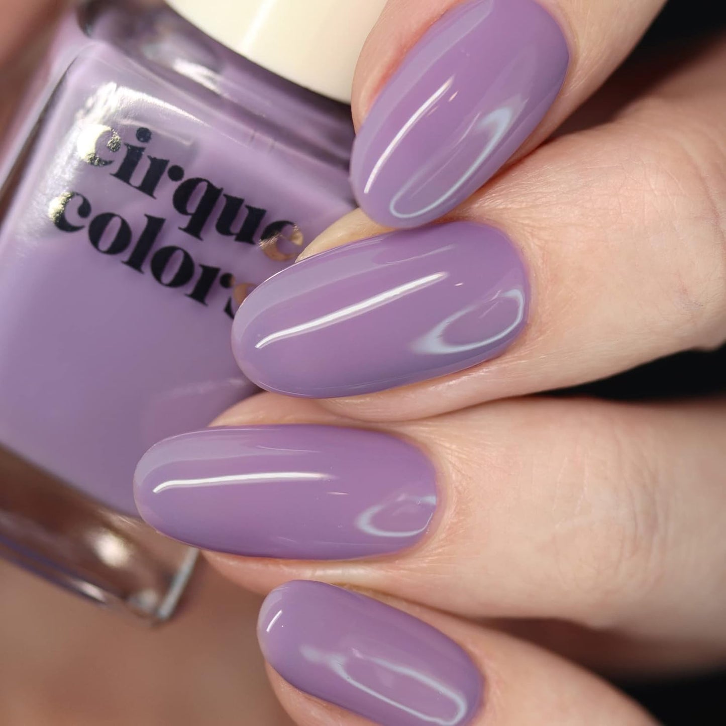 Cirque Colors Haze Jelly- Sheer Lavender-Gray Jelly Nail Polish - 0.37 Fl Oz (11 mL) - Vegan & Cruelty-Free