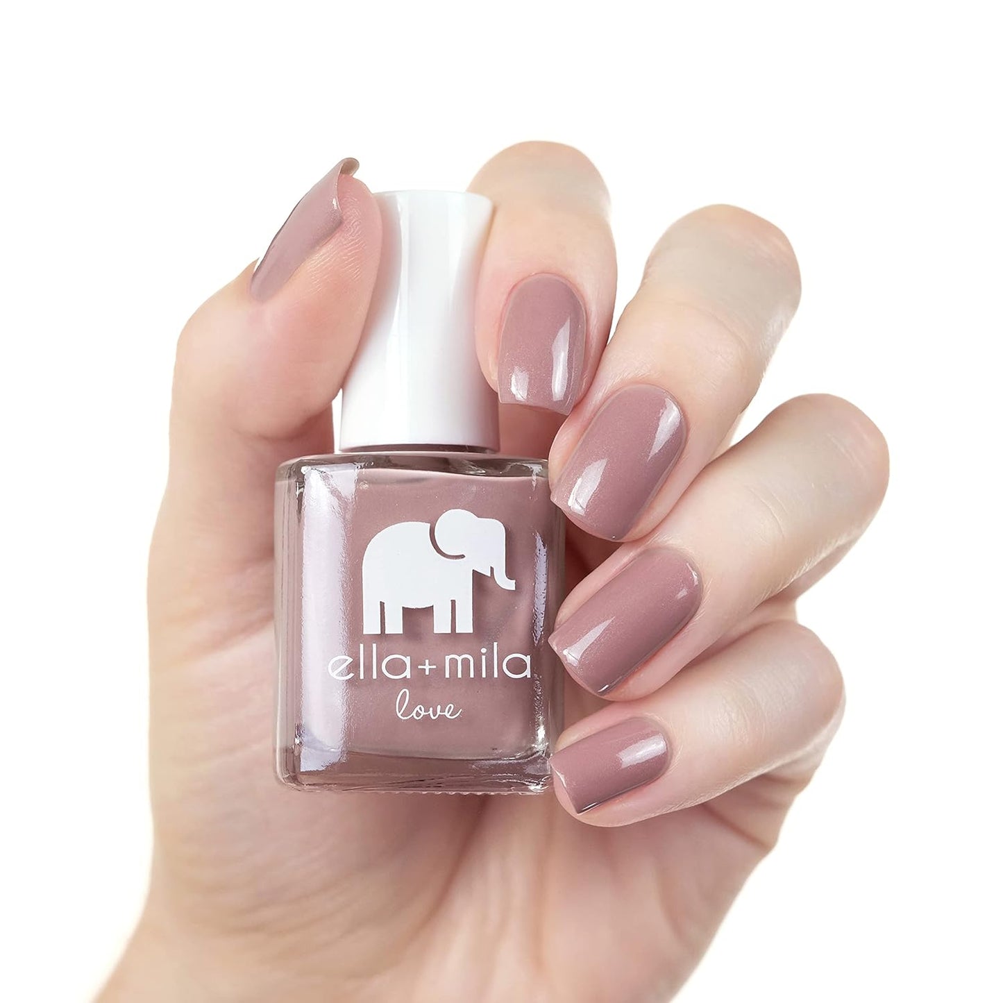 ella+mila Professional, Quick Dry, Long-Lasting & Chip-Resistant Pink Nail Polishes (Sugar Fairy - 0.45 fl oz)