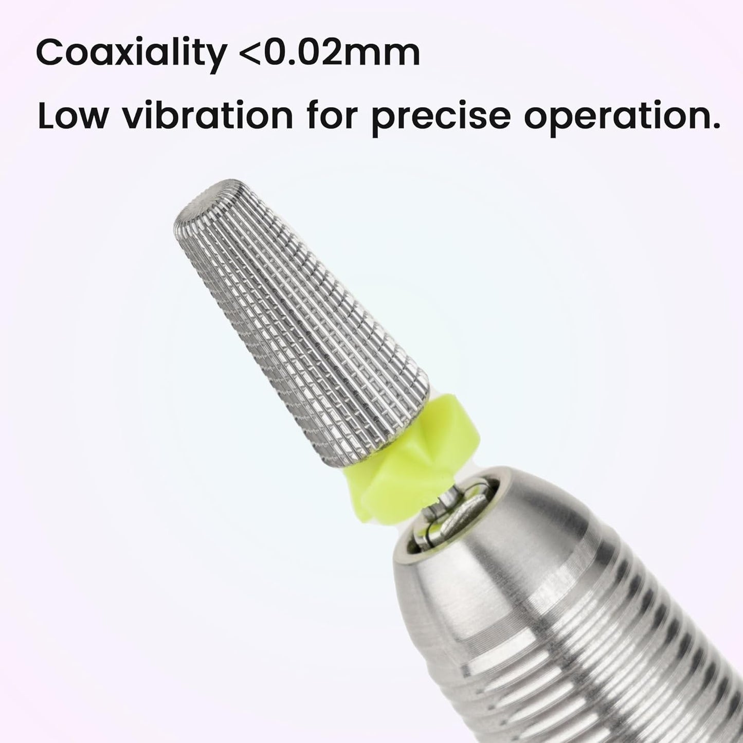 Delanie 5-in-1 Carbide Nail Drill Bit for Professional Nail Tech, 3/32", Extra Fine Grit