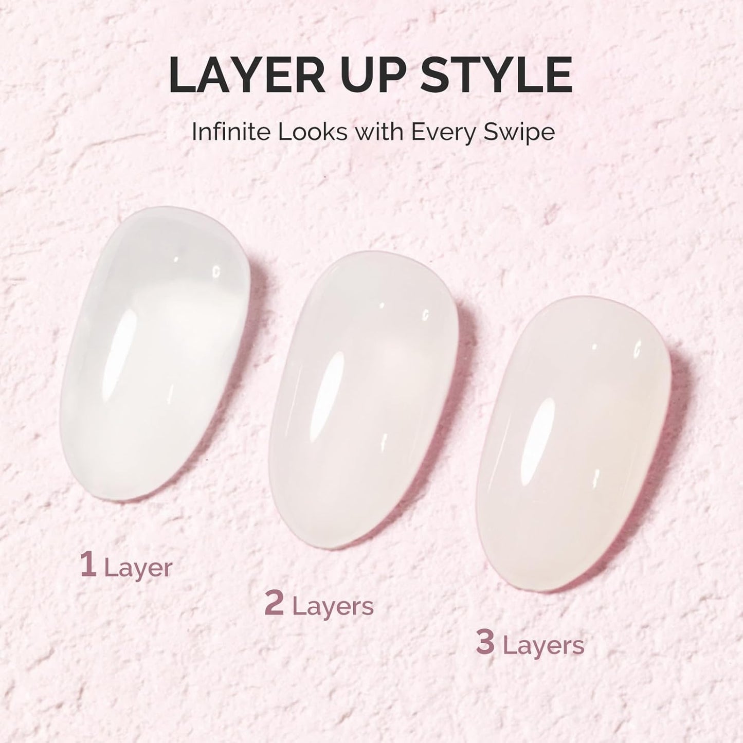 MelodySusie Milky White Gel Nail Polish, 0.5Fl.oz Jeweliver Gel Polish Milky Natural Color Sheer Soak Off UV LED Light Cure Gift for Women Girls Nail Art Manicure DIY at Home JG36