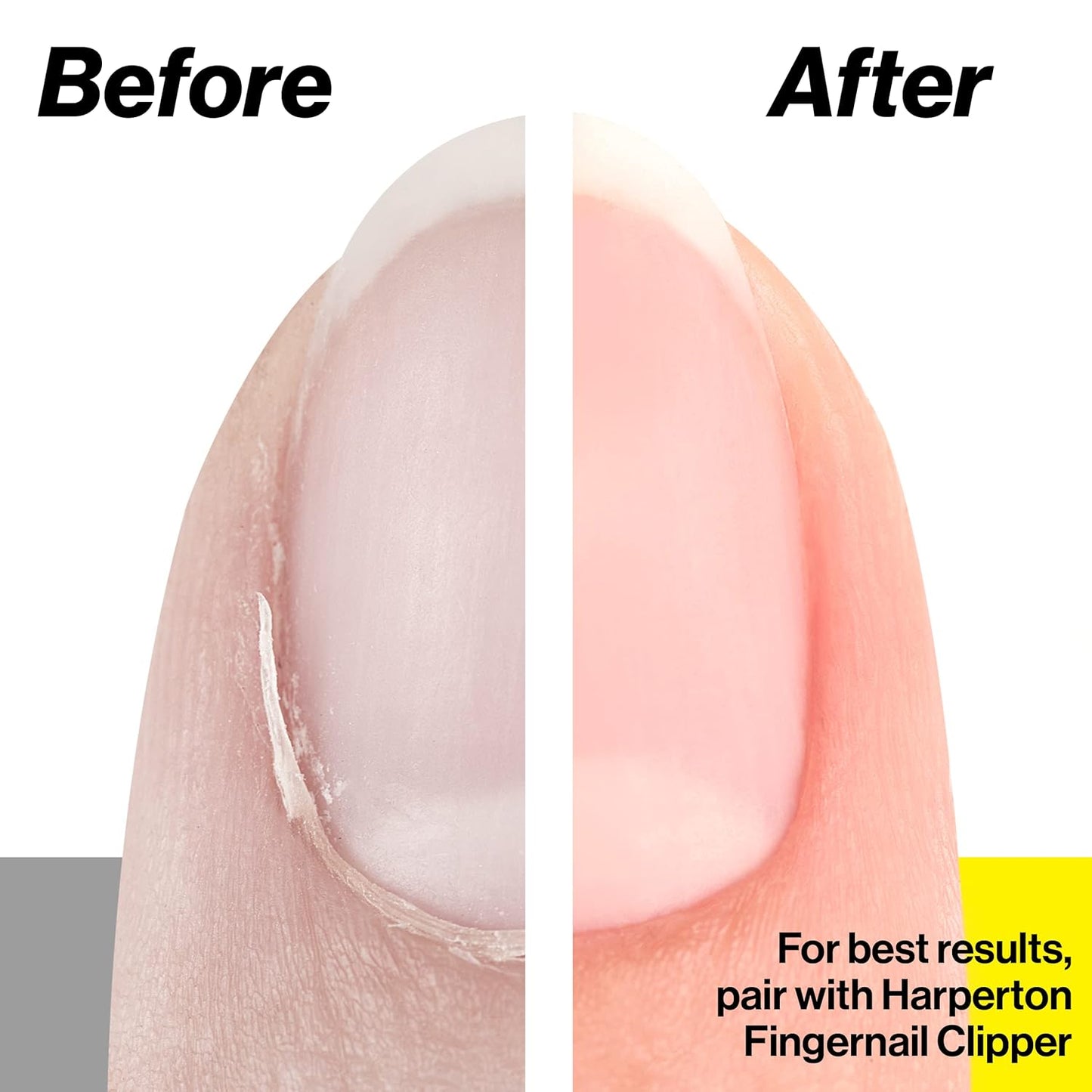 Harperton Cuticle Trimmer - Full Jaw Nipper and Trimmer, Non-Slip Cuticle Nipper Stainless Steel Cutter Fingernails and Toenails