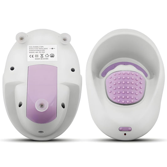 Electric Manicure Bowl with Vibration Large Water Reservoir Nail Soaking Bowl for Dead Skin Removal Nail Polish Remover Hand Massage Soak and Relaxation