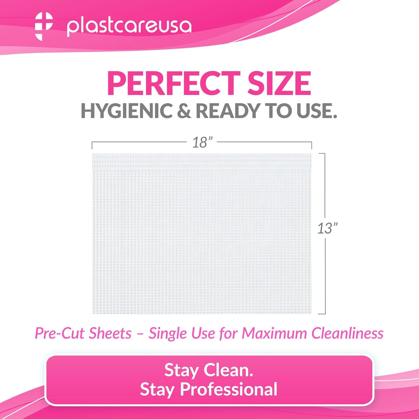 Disposable Nail Mats 50 Pcs - Salon Paper Towel and Table Cover for Nail Tech - 3 Ply Waterproof Manicure Prep Pads - Acrylic Art Supplies and Accessories (White)