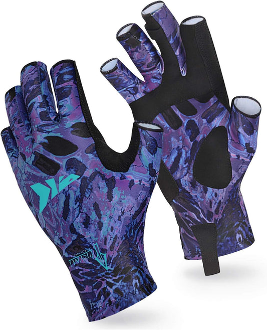 KastKing Sol Armis Sun Gloves UPF50+ Fishing Gloves UV Protection, Sun Protection for Outdoor, Kayaking, Rowing