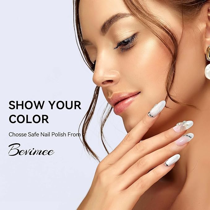 Cat Eye Gel Nail Polish, Magentic Nail Polish With Magnet Silver Translucent Glitter Clear Shimmer UV Gel Holographic For Salon DIY At Home